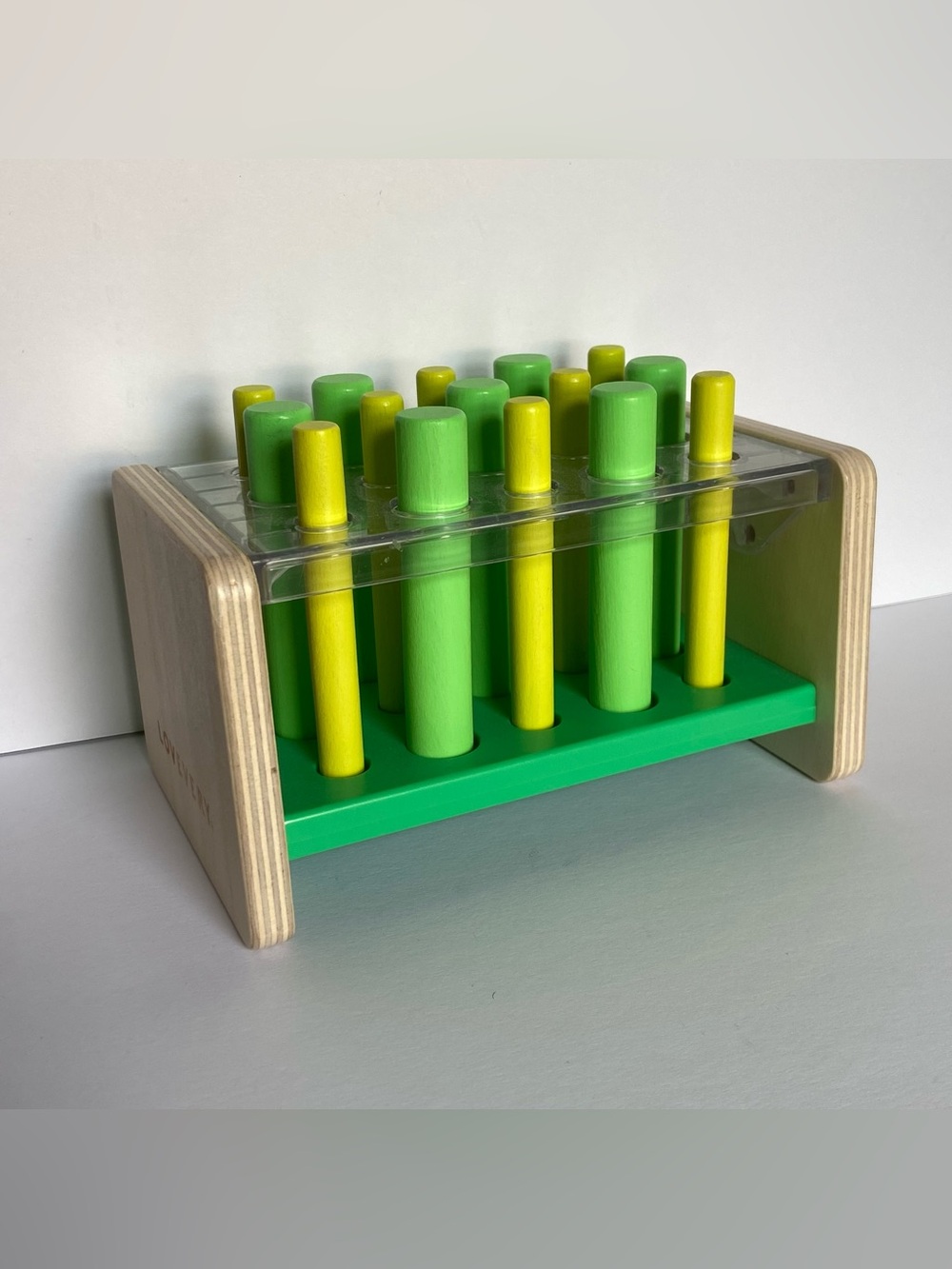 Lovevery Wooden Posting Stand Montessori Toy